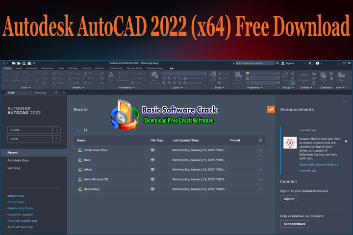 Download Autodesk AutoCAD 2022 Free Full Activated