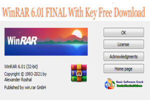 WinRAR 6.01 FINAL With Key Free Download