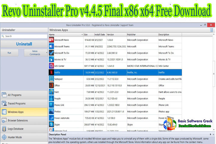 Revo Uninstaller Pro 4.5.0 Free Download