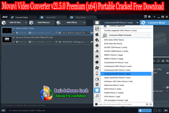 Movavi Video Converter v21.5.0 Premium (x64) Multilingual