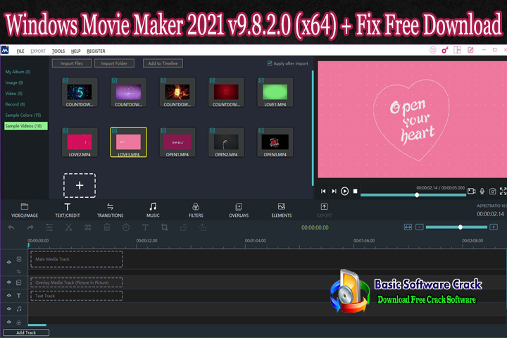 Windows Movie Maker Free Download - For Windows 11/10/8/7