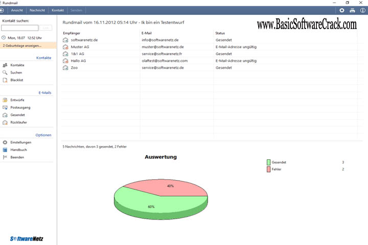 SoftwareNetz Mailing 1.57 Full Version Download