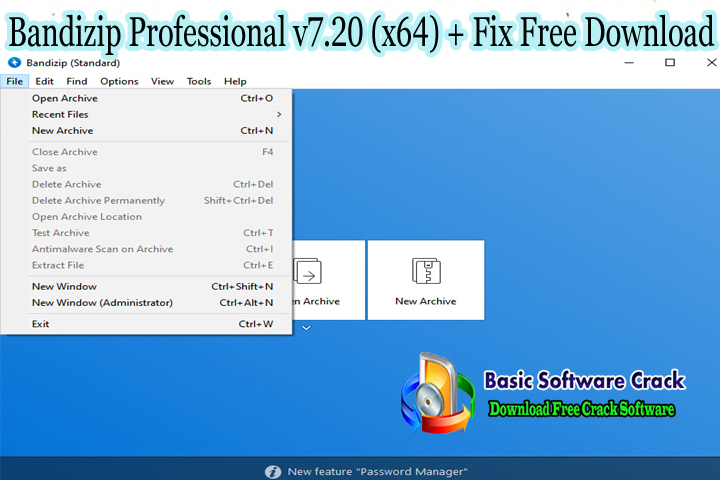 Bandizip professional v7 20 x64 fix free download crack