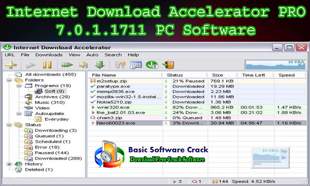 Internet Download Accelerator PRO 7.0.1.1711 PC Software Free Download Full Version