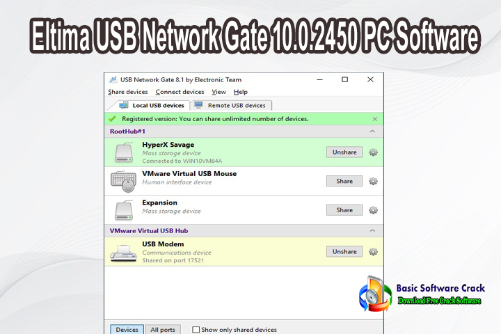 Eltima USB Network Gate 10.0.2450 Full | All Programs